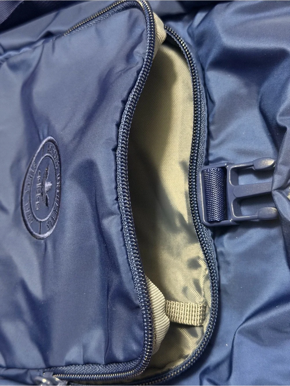 adidas Navy Blue Men's Backpack with Front Pocket